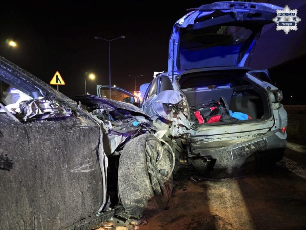 Karambol_na_DK1_w_Pszczynie__9_pojazdów__8_rannych