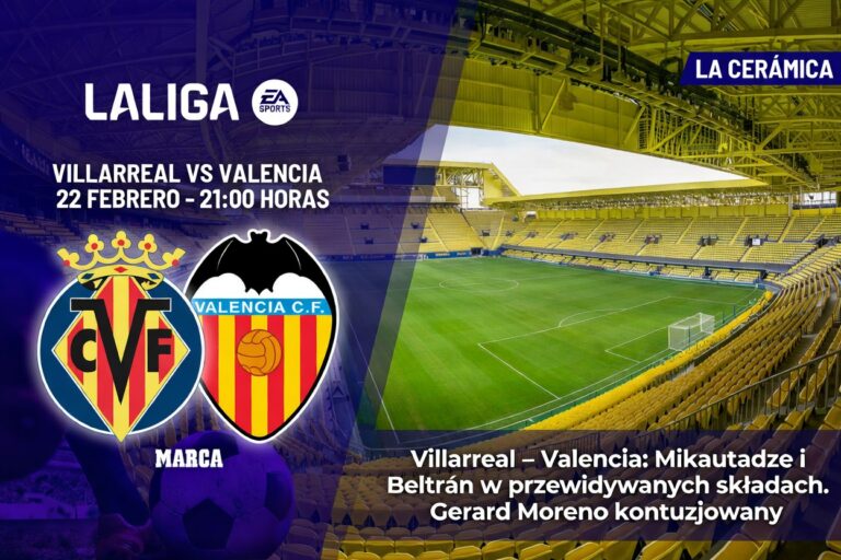 Villarreal – Valencia: Mikautadze i Beltrán w przewidywanych składach. Gerard Moreno kontuzjowany