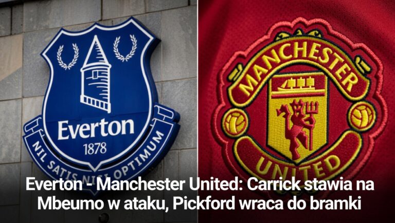 Everton - Manchester United: Carrick stawia na Mbeumo w ataku, Pickford wraca do bramki