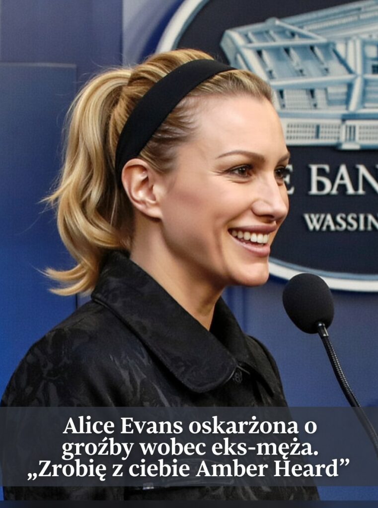 Alice Evans oskarżona o groźby wobec eks-męża. "Zrobię z ciebie Amber Heard"