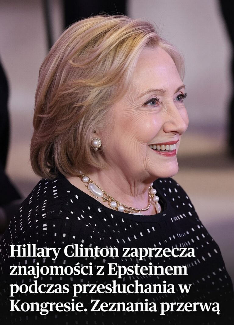 Hillary Clinton zaprzecza znajomości z Epsteinem podczas przesłuchania w Kongresie. Zeznania przerwane po wycieku zdjęcia