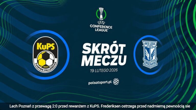 Lech Poznań z przewagą 2:0 przed rewanżem z KuPS. Frederiksen ostrzega przed nadmierną pewnością siebie