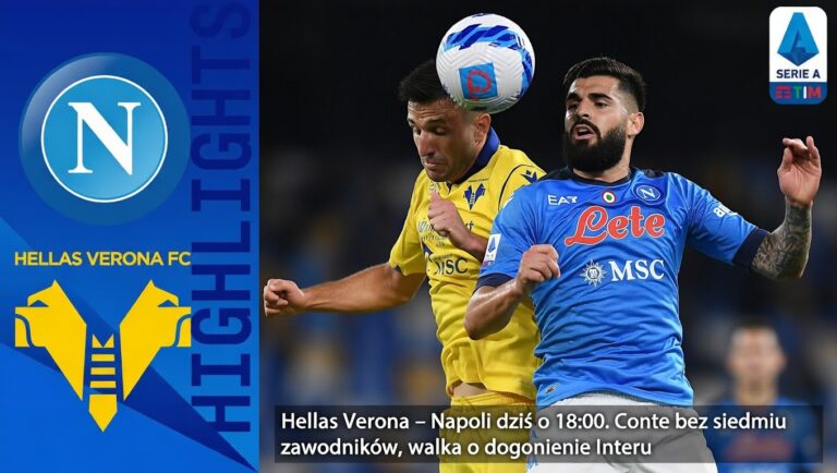 Hellas Verona – Napoli dziś o 18:00. Conte bez siedmiu zawodników, walka o dogonienie Interu