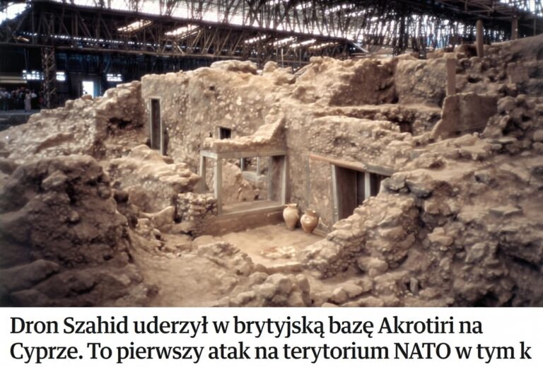 Dron Szahid uderzył w brytyjską bazę Akrotiri na Cyprze. To pierwszy atak na terytorium NATO w tym konflikcie