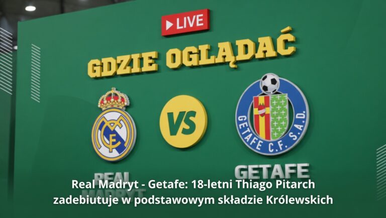 Real Madryt - Getafe: 18-letni Thiago Pitarch zadebiutuje w podstawowym składzie Królewskich