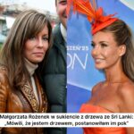 Małgorzata Rozenek w sukience z drewna ze Sri Lanki: "Mówili, że jestem drewnem, postanowiłam im pokazać, że mieli rację"