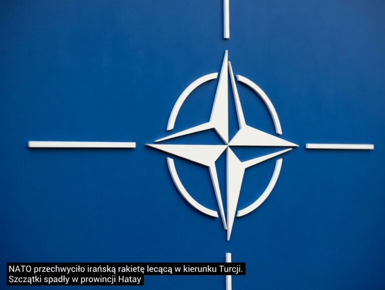 NATO przechwyciło irańską rakietę lecącą w kierunku Turcji. Szczątki spadły w prowincji Hatay