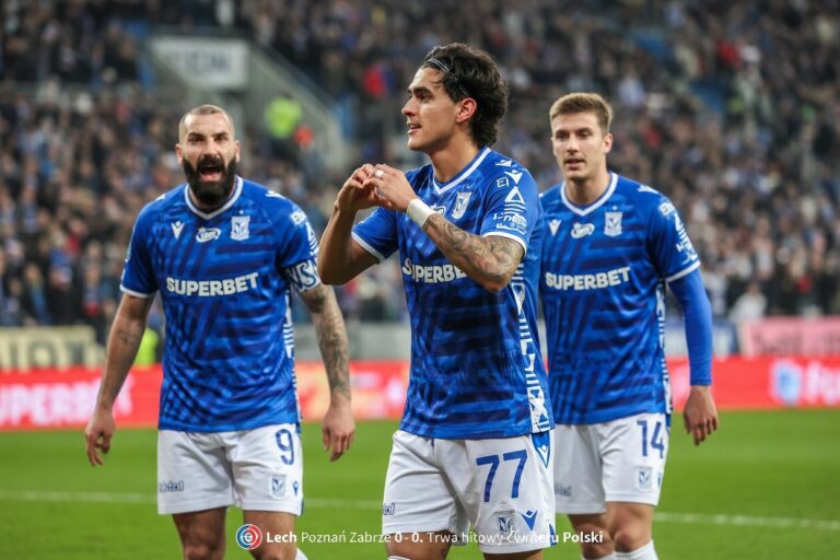 Lech Poznań - Górnik Zabrze 0-0. Trwa hitowy ćwierćfinał Pucharu Polski