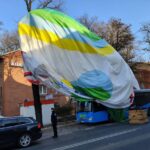 Tragedia w Zielonej Górze. Balon Aeroklubu Ziemi Lubuskiej uderzył w budynek, nie żyje kobieta